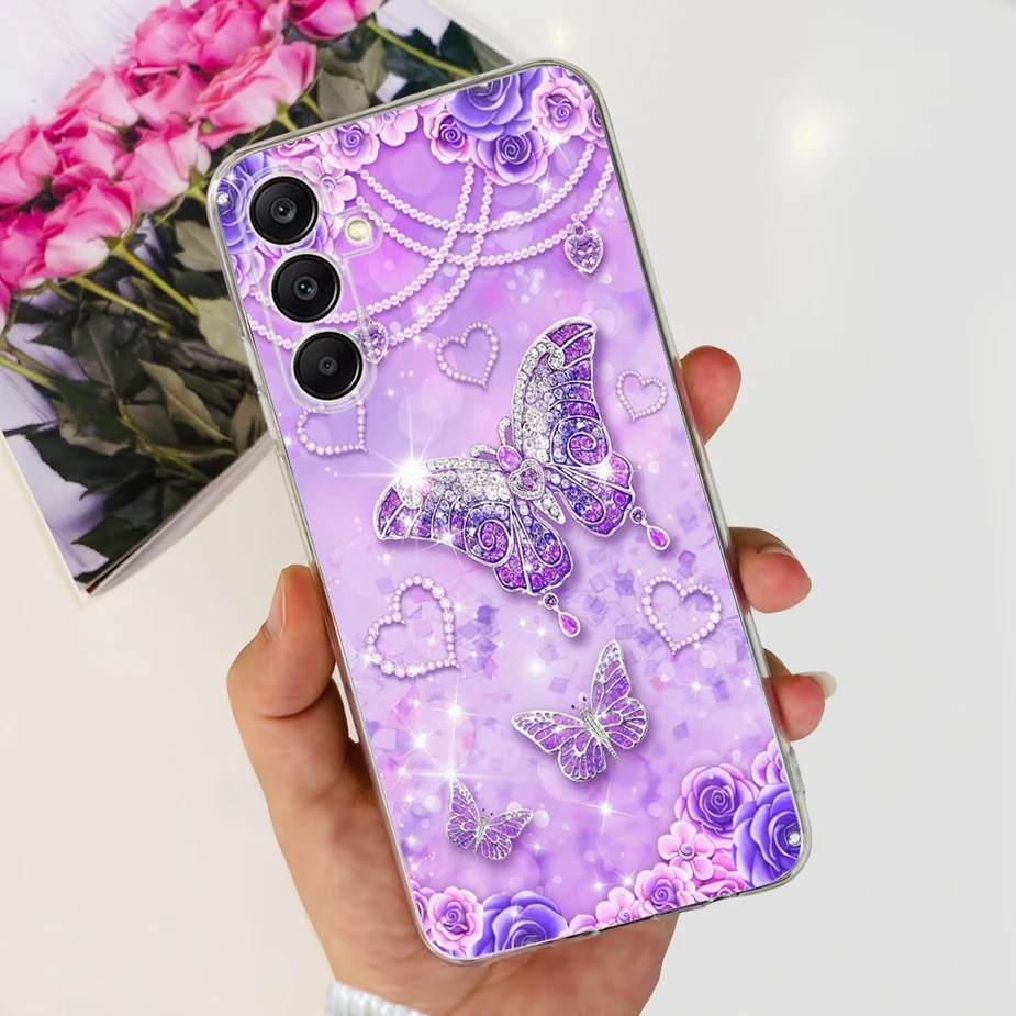 Luxury Painted Clear Silicone Case - Artistic Protective Cover