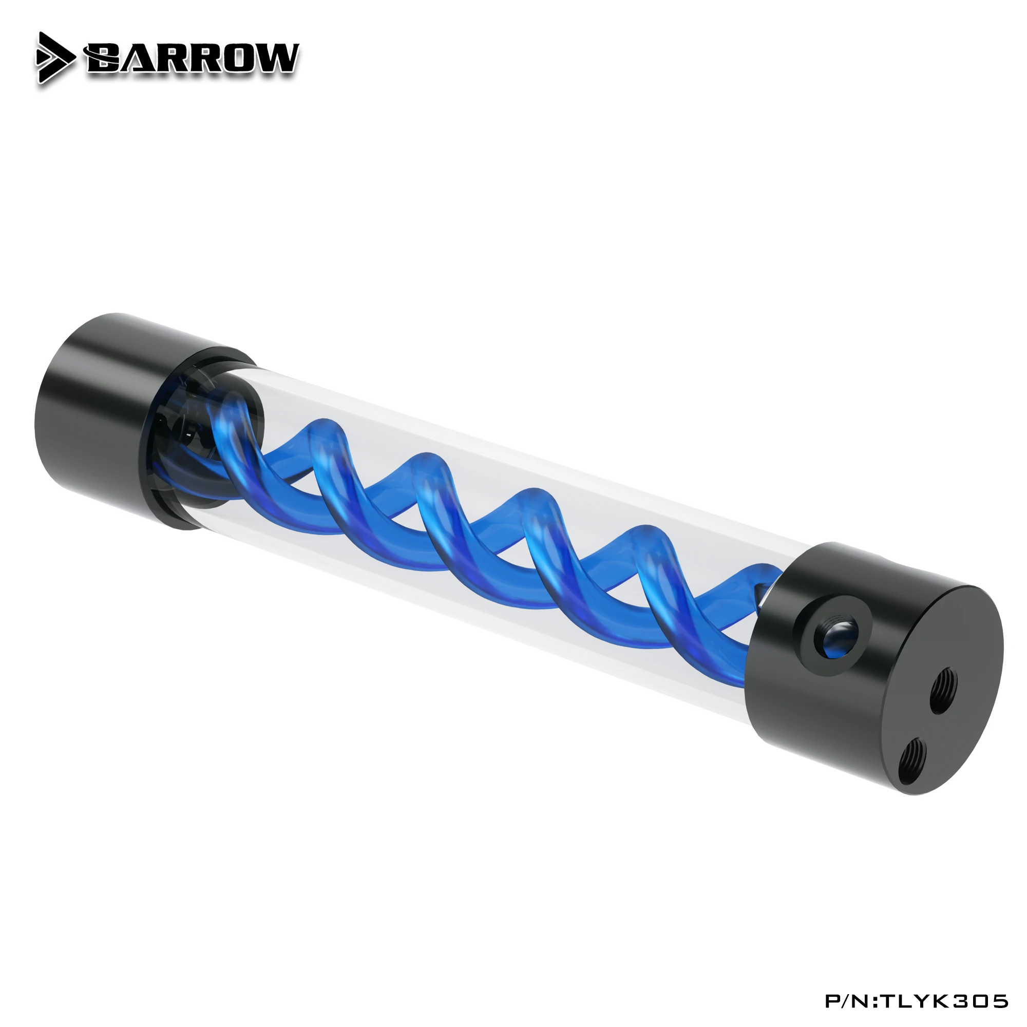 Tanque de Água Espiral Cilíndrico Tlyk305 mm da Suspensão do Virus de t da Multi-cor do Carrinho de Mão Furo Lateral Furo Superior para o Sistema de Refrigeração da Água - Imagem 3