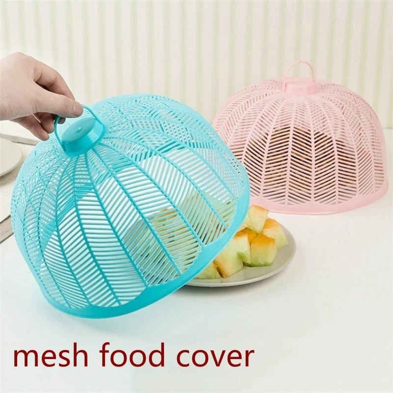 Plastics Table Cover Circular Anti Fly Mosquito Kitchen Cooking Tools