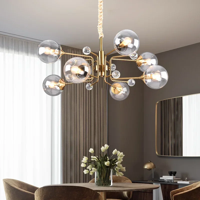 Modern Glass LED Pendant Light Fixture 3