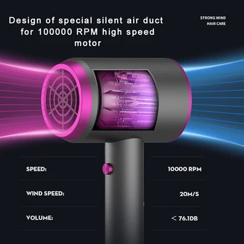 Powerful Salon Hot &Cold Hairdryer