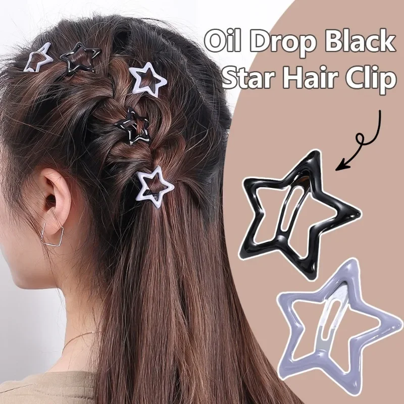 メタル　スターバースト　ヘアピン　サテンブラック メタル スターバースト ヘアピン サテンブラックΩ