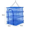 4-Layers Drying Fishing Net Foldable Hanging Vegetable Fish Dishes Dryer Bag Hanger Fish Fishing Flowers Buds Plants Organizer 6