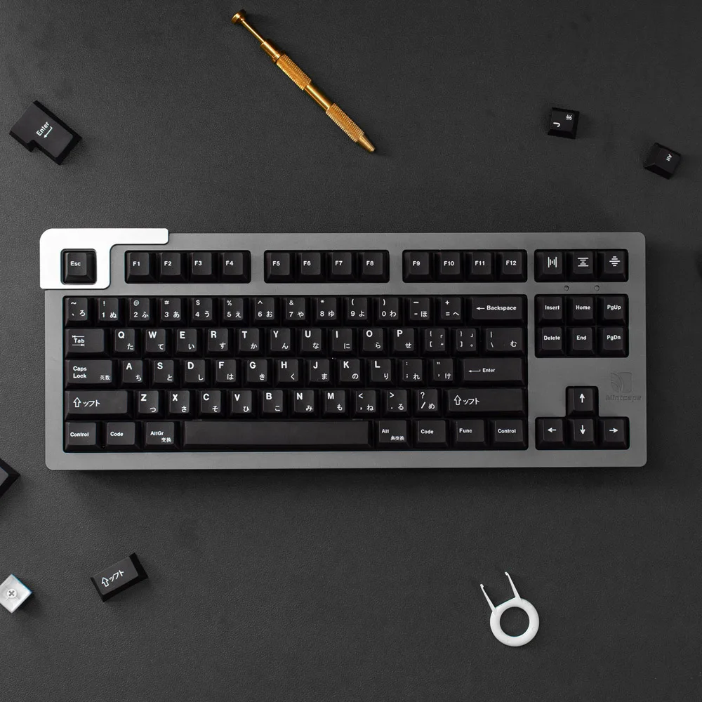 Wob Arco 130 Teclas de Cereja Perfil Pbt Keycap Dye-sub Japonês Personalizado Personalidade Keycaps para Teclado Mecânico 61 64 68 75 84 - Imagem 3