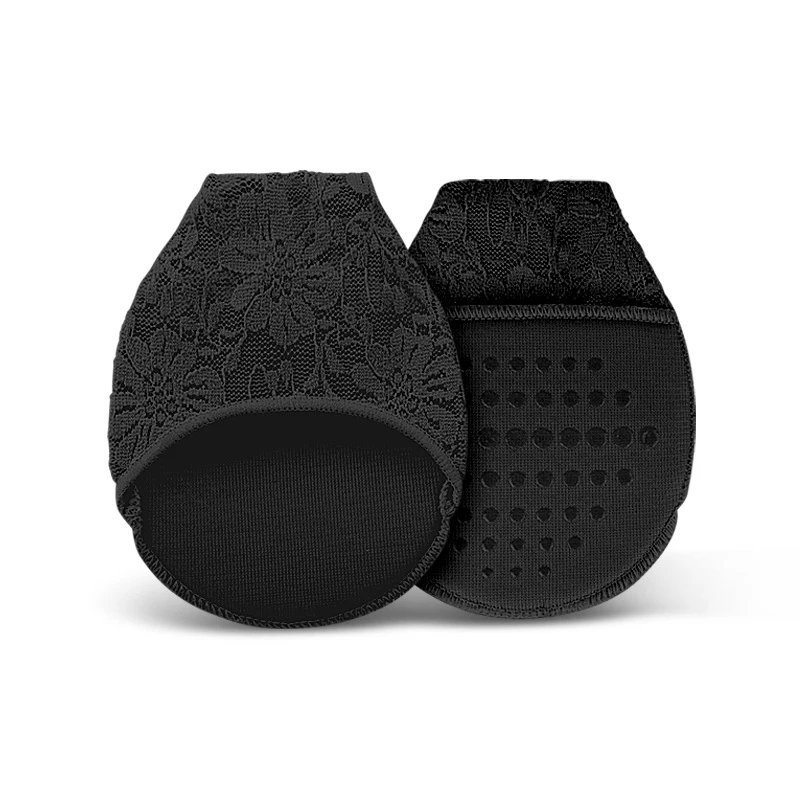 Forefoot Pads Half Palm Socks Insoles High Heels Slipper Non-slip Silicone Breathable Summer Female Lace Flowers Foot Cushion forefoot pads,forefoot cushion