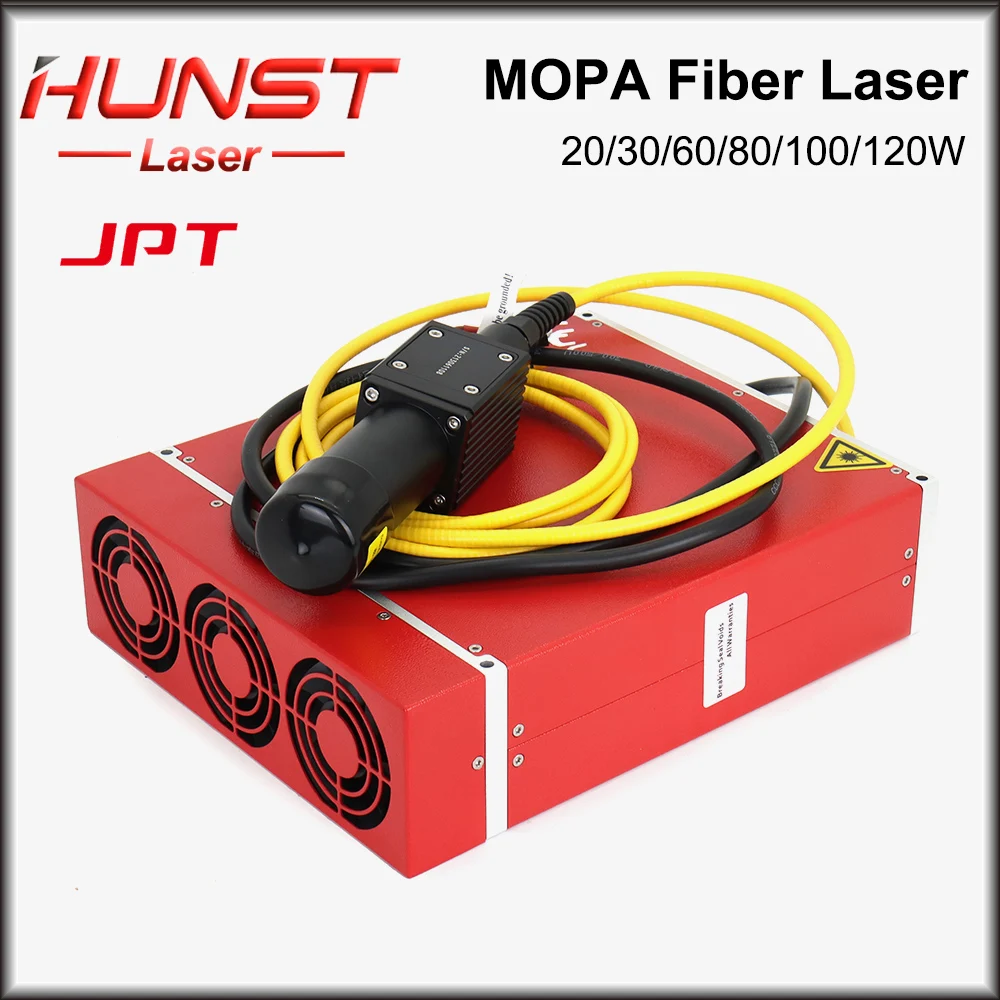 HUNST JPT M7 20-100W MOPA Pulse Width Fiber Laser Module With Red Dot ...