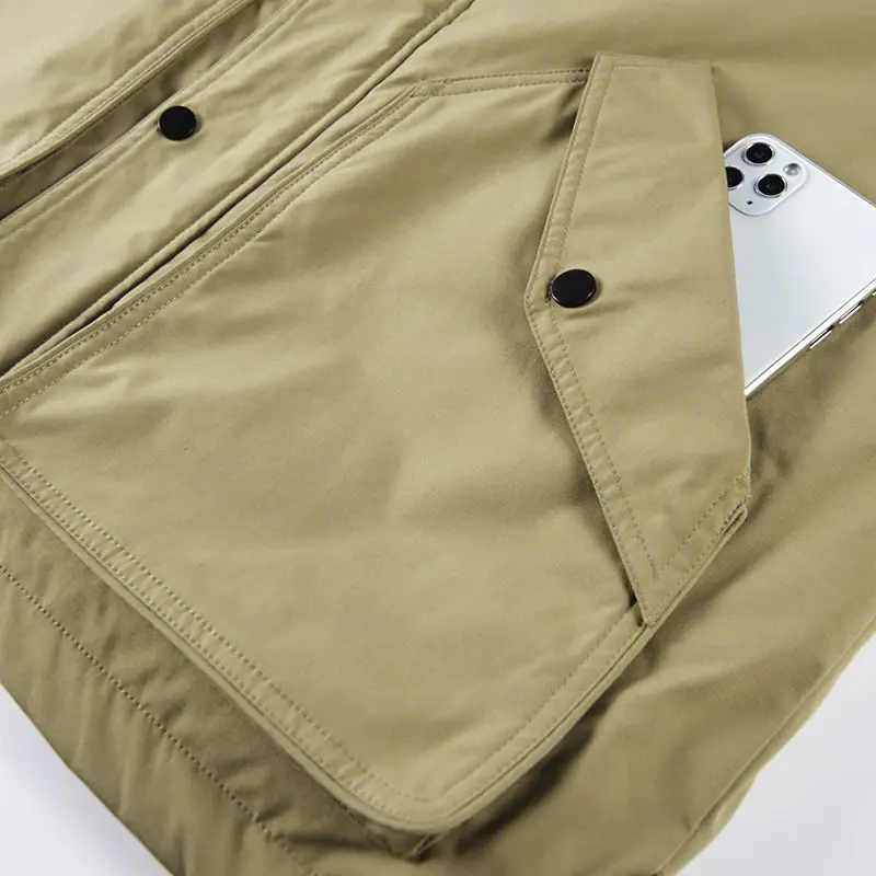 Bomber Jacket Men Fashion Jacket Casual Windbreak Camping Techwear Cardigan Military Oversize Heavy Bomber Trekking