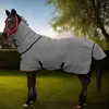 Waterproof Horse Blanket Warm Waterproof Horse Sheet Winter Horse Sheet Turnout Horse Protection With Neck Cover Cotton Filling 4