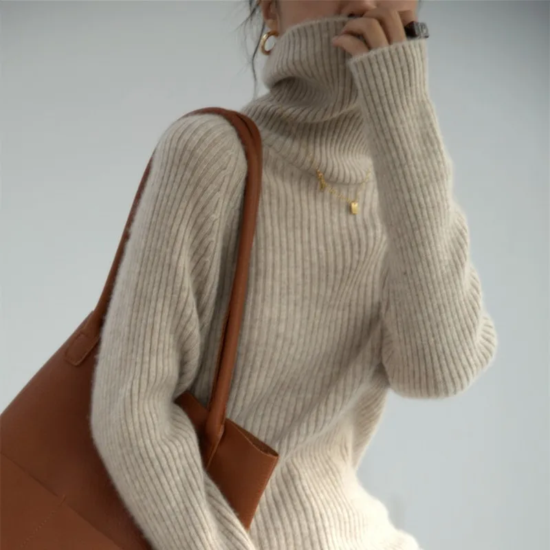 100-pure-mountain-cashmere-sweater-women's-high-end-high-neck-loose-warm-pit-bottoming-sweater-in-autumn-and-winter