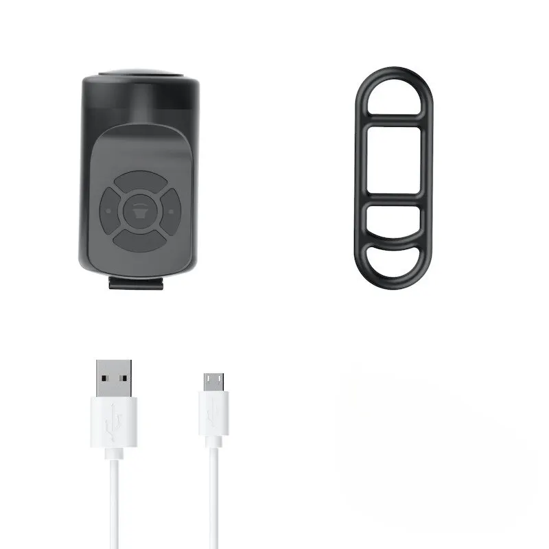 Corno Bici Elettronico Ricaricabile USB: Clacson 130DB Per Mountain Bike, Nero IP65