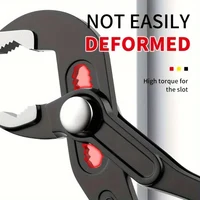 Quick-Adjust Multi-Use Water  Pliers - Forged, Comfort-Grip, Anti-Rust, Large Opening  Versatile Plumbing Tasks 1