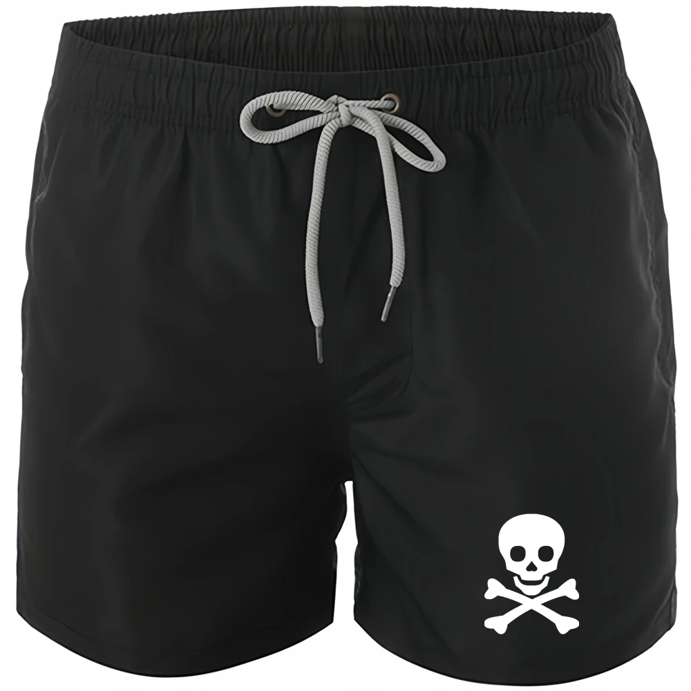 Men's Beach Shorts Swimwear Drawstring with Mesh Lining Male Swimming Trunks Quick drying Swimsuit Mens Swim Briefs Surf Shorts 5