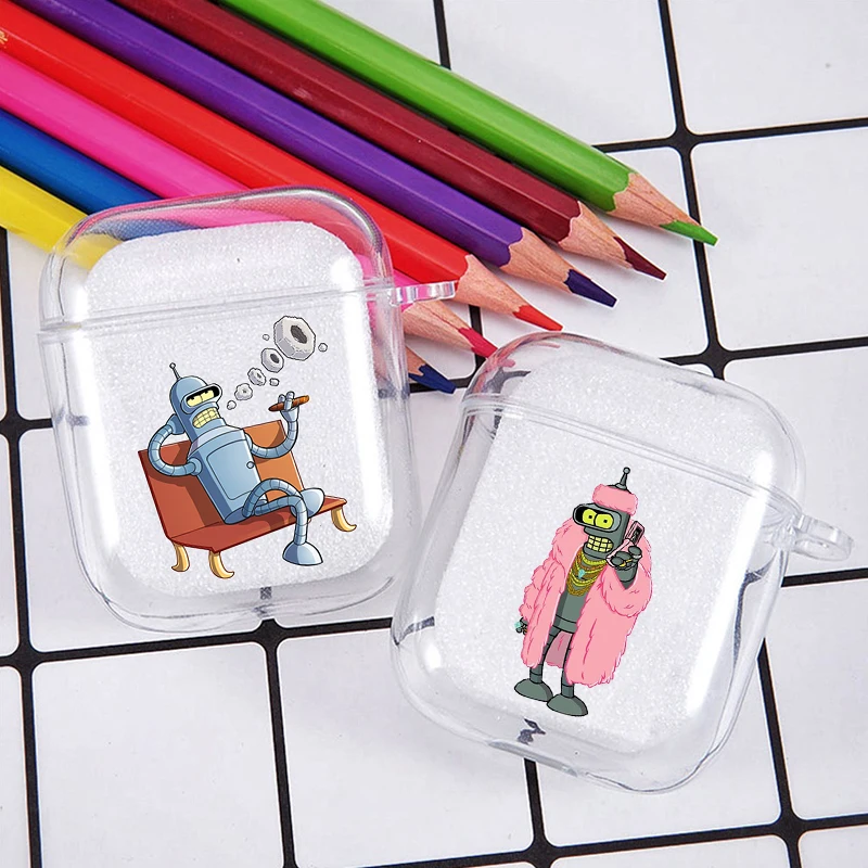 Fashion Cute Futuramas For Kid Custodia Morbida In Silicone Tpu Per Airpods Pro 1 2 3 Custodia Per Auricolari Bluetooth Senza Fili In Silicone Traspar