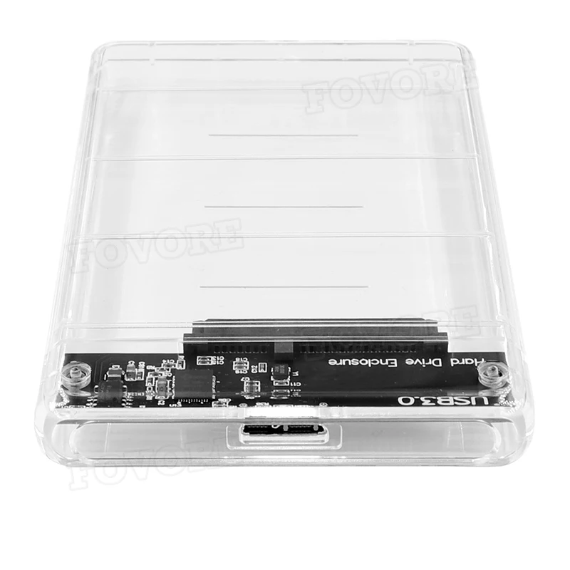 HDD 케이스 2.5 SATA-USB 3.0 어댑터 하드 드라이브 인클로저, SSD 디스크 HDD 박스 케이스, HD 외장 HDD 인클로저