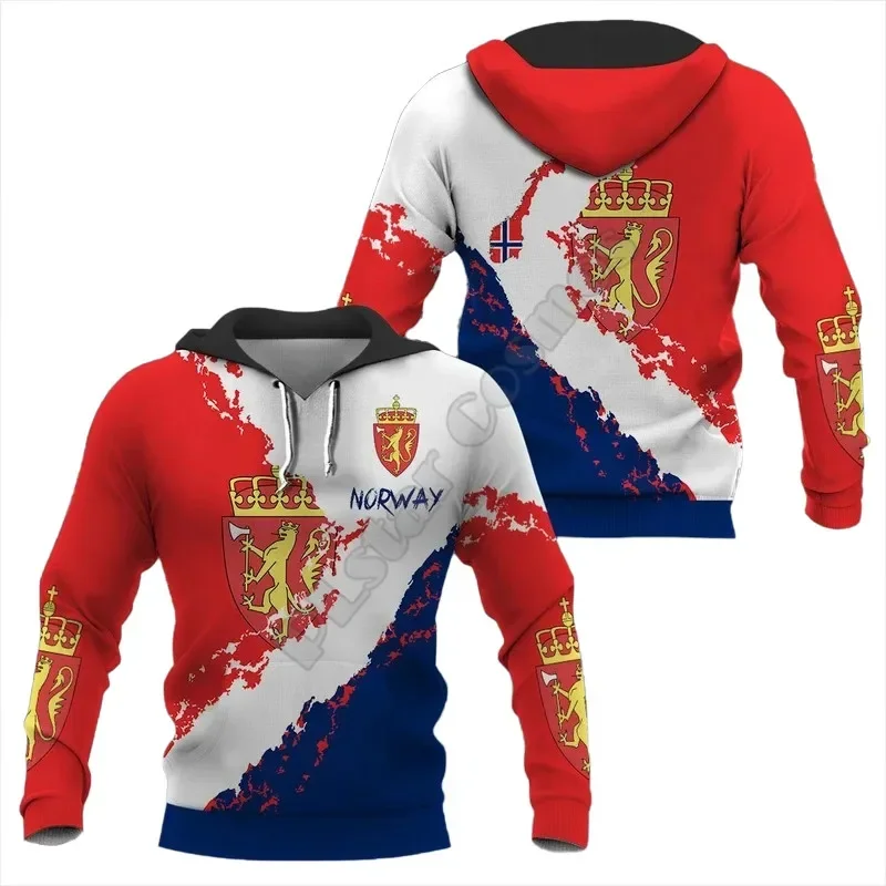 Hoodie de Pays de Sweden printed in 3D for men and women, PVD sweater, Cosplay Olympic, fashionable hooded sweatshirts 4