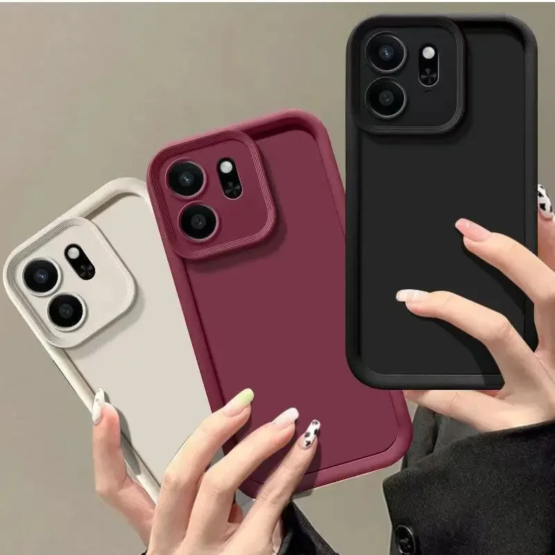 Luxury Silky Feel Silicone Shockproof Case - Matte Soft Cover