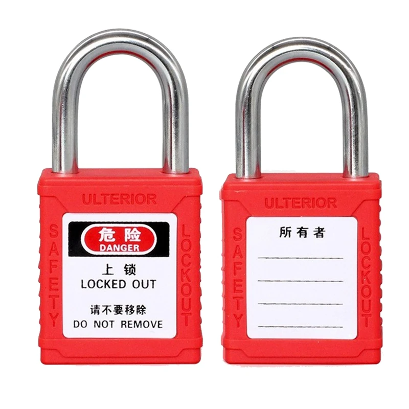 9 PCS Lockout Tagout Locks Tags Set Keyed Different Safety Padlocks Lockout Station Lock Out Tag Out Kit