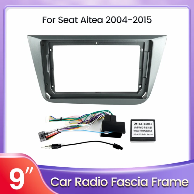 Android Car Radio 2 DIN Frame Fascia for Seat Altea 5P 2004 - 2015 Toledo 3  2004-2009 LHD RHD Kit Adapter Stereo Panel Dashboard - AliExpress