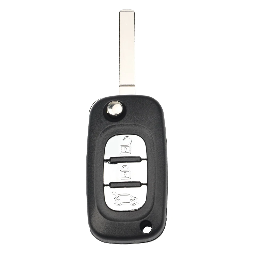Okey Remote Smart Flip Car Key 433MHz PCF7961M HITAGS AES 4A Chip For Renault Megane III Twingo CWTWB1G767 Mercedes Benz Smart