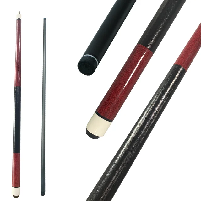 David loman carbon fiber billiard cue stick red pool cue carbon fiber pool cue 11.5mm/12.5mm/13mm Simple billard cue with box 1