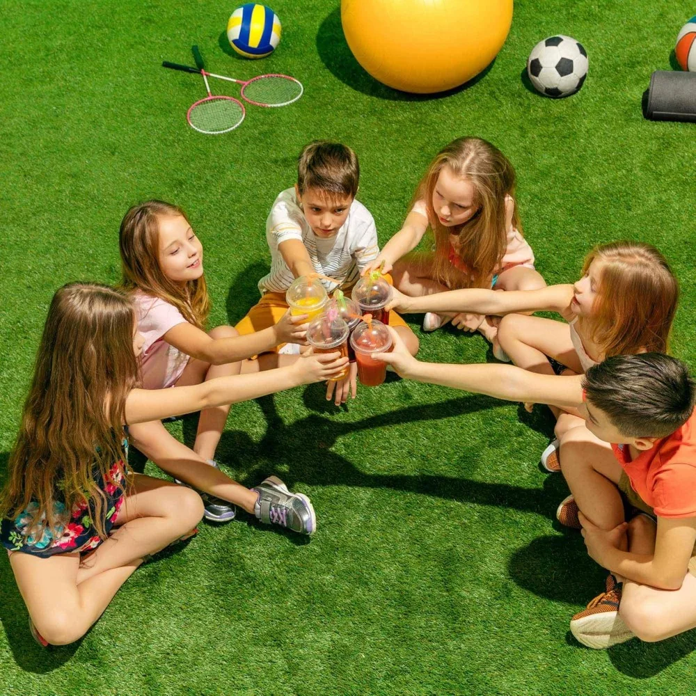 Artificial Turf Grass Rug Indoor Outdoor Event Patio Yard Decor Gym Pet Training Playground Fake Lawn Mat