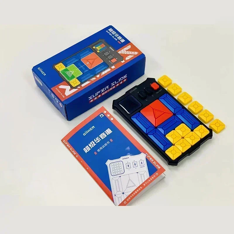 Super Slide Huarong Road Smart Sensor Game 500+ Levelled UP Brain Teaser Puzzles Interactive Fidget Toys For Kids Gifts smart sensor game,smart finger toys