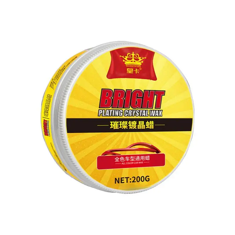 

Car Wax Paste Car Scratch Repair Wax Hydrophobic Top Coat Polish Natural Quick Coat Car Wax Polish Spray For Cleaning Supplies