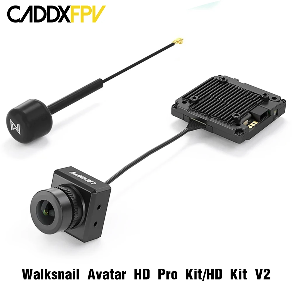 

CADDX Walksnail Avatar HD Pro Kit HD Kit V2 With Gyroflow Built-in 8G/32G Storage Native 4:3 Camera for FPV DJI 1080P 120fps