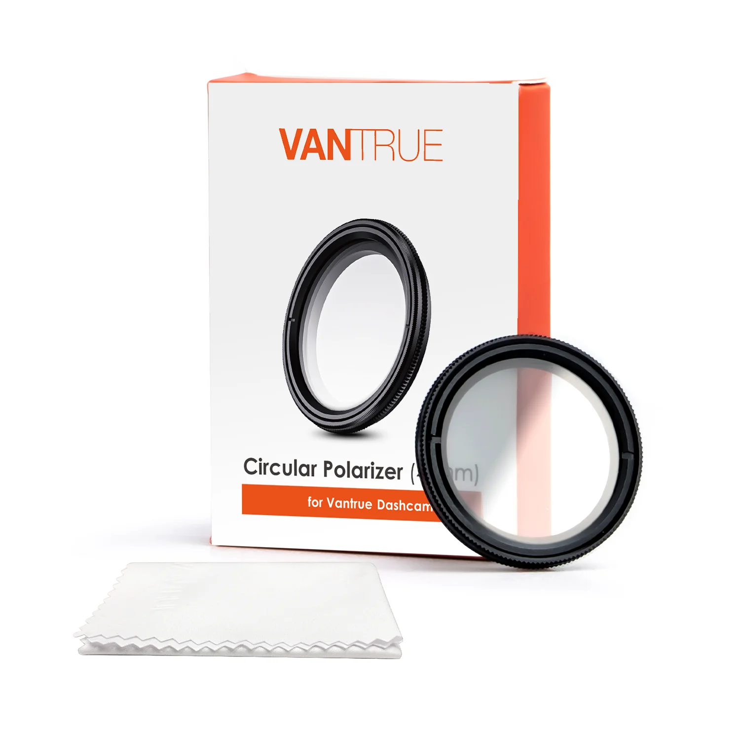 Vantrue 40Mm Filtro Polarizzatore Circolare Cpl Ultra-Sottile Per Vantrue E1 E2 E3 E1 Lite N5 Dash Cam Riduce La Riflessione Dell'Abbagliamento