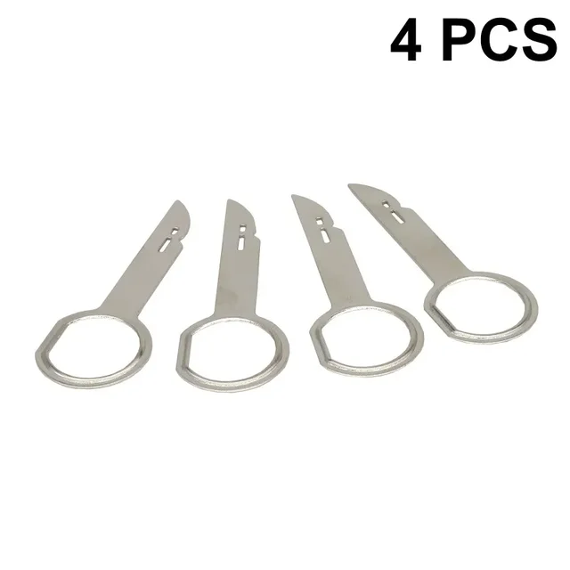 4pcs Useful Practical Radio Stereo Release Removal Install Tool Key Installation For VW For Audi For Ford For Porsche Car Tools 4