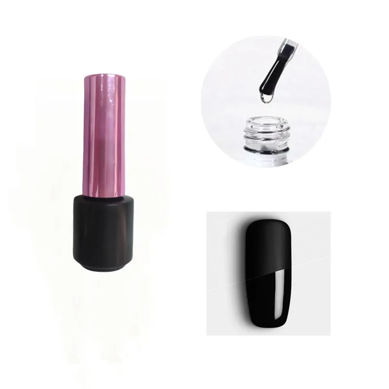 3 pieces 8 ml  Long lasting UV Top coat Soak off Nail art Salon Top gel 3