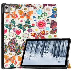 Luxury Leather Tri-Fold Magnetic Shockproof Tablet Case for Nokia T21 2022 (HD)