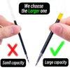 Retractable 0.5mm Red Ink Gel Pens Refills Colored Aesthetic Stationery Pen Supplies Ballpoint & Office Pencils Writing School 6