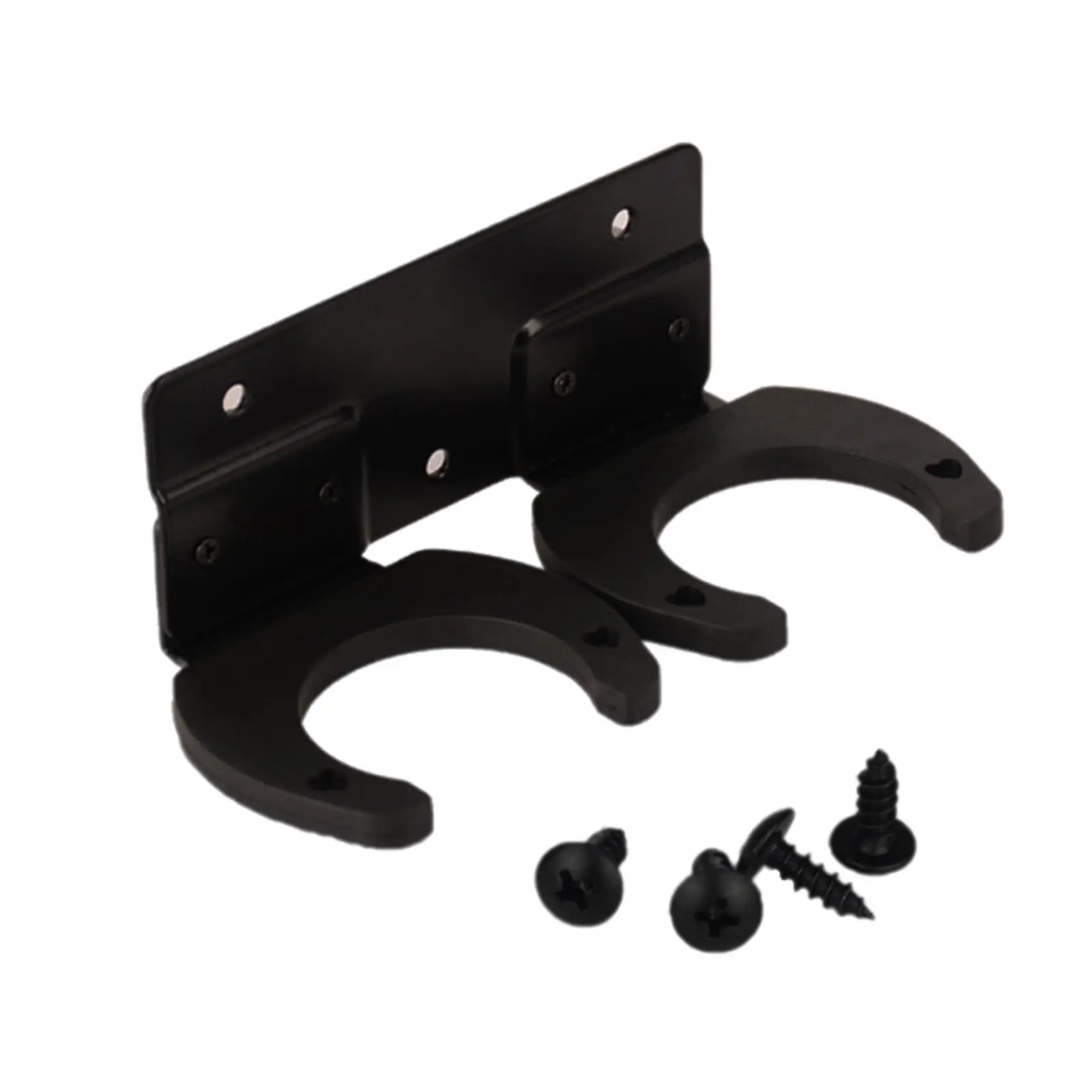 Universal Microphone Hook Holder Mic Stands Wall Hanger Rack Clip Brackets Clamp Wall Mounted for Home Office KTV Double Hook
