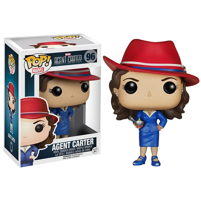 FUNKO POP Movie Series Vinyl Figure Agent Carter 96 Limited Edition 106 Collection Figure Toys Room