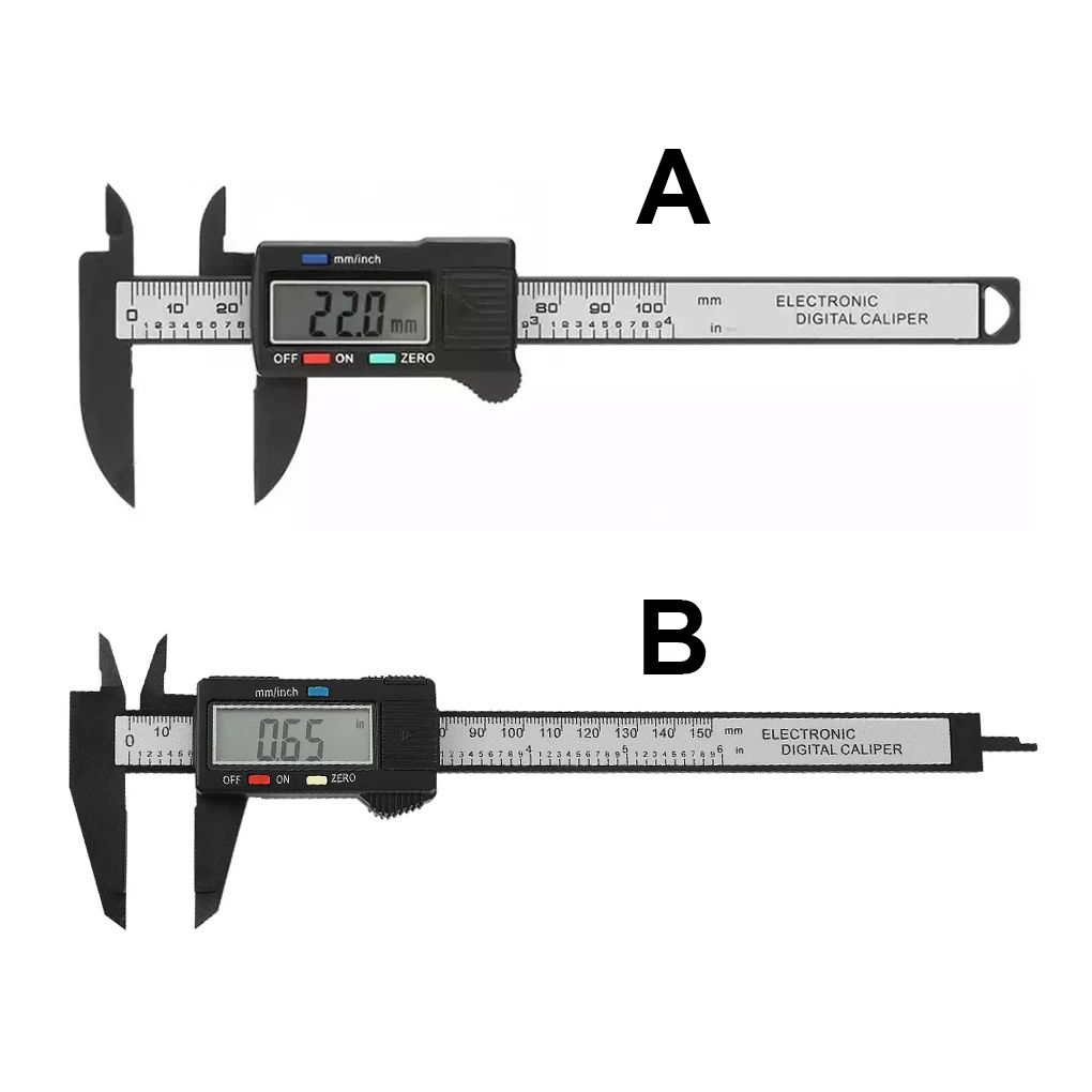 Digital Caliper 6 inch Electronic Vernier Caliper 100mm Calliper Micrometer Digital Ruler Measuring Tool 150mm 0.1mm