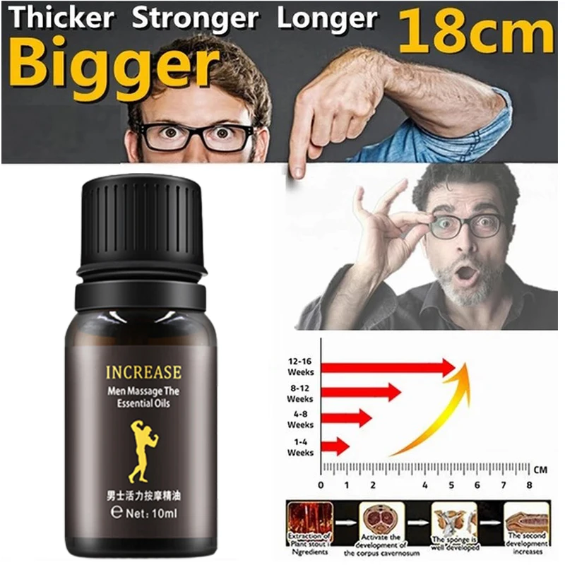 Big Dick Penis Thickening Growth Massage Enlargement Oil Sexy Orgasm Delay Liquid Men Cock Erection Enhance Products Care