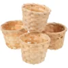 Basket Baskets Mini Woven Storage Wicker Flower Crafts Tiny Rattan Easter Picnic Miniature Holder Decor Gift Artificial Pot Desk 2