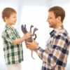 RC Dinosaur, Remote Control Dinosaur, Jurassic Velociraptor Toys with 50 Sheets Dinosaur Stickers, Walking Sounds Mode 6