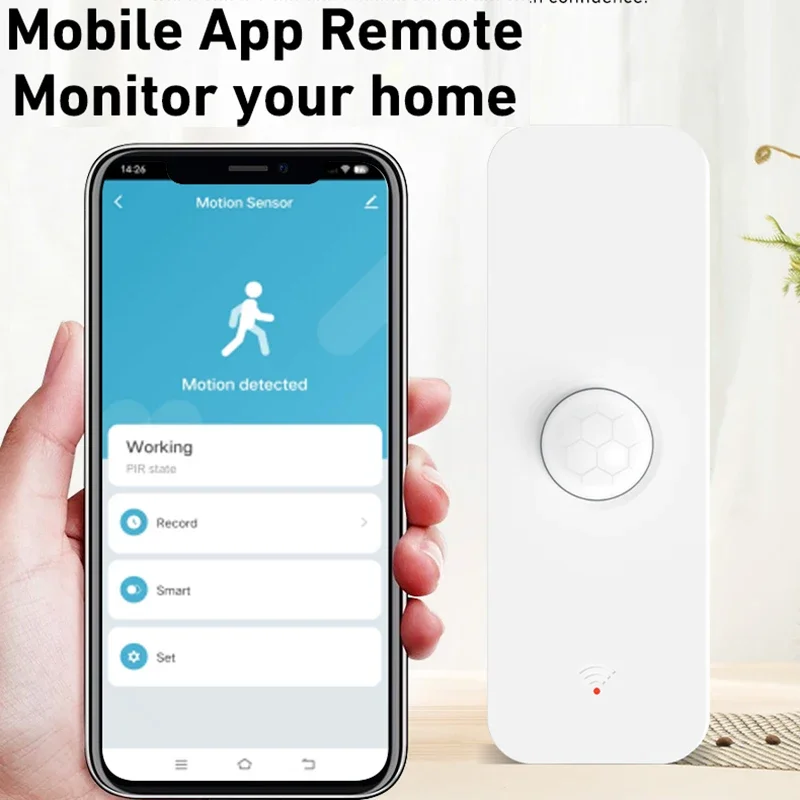 Tuya Zigbee Sensor de movimiento PIR para el hogar, Detector infrarrojo de cuerpo humano, WiFi, aplicación de seguridad Smart Life, funciona con Alexa y Google Home