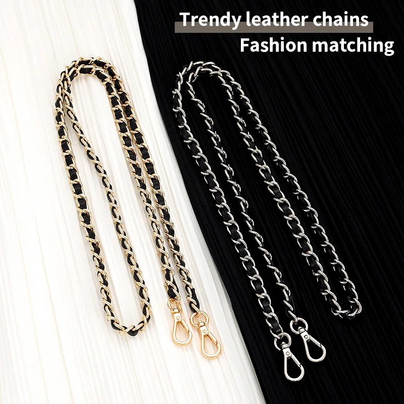 Bag Chain Luxury Brand Bag Bag Shoulder Strap Replacement Chain Metal Leather Chain Transformation Single Accessory Longchamp