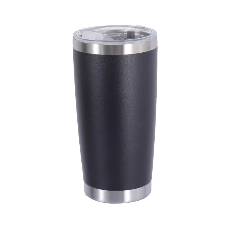 20oz Car Cup Spray 304 Stainless Steel Double-layer Vacuum Insulation and Cold Insulation Car Ice Cream Cup