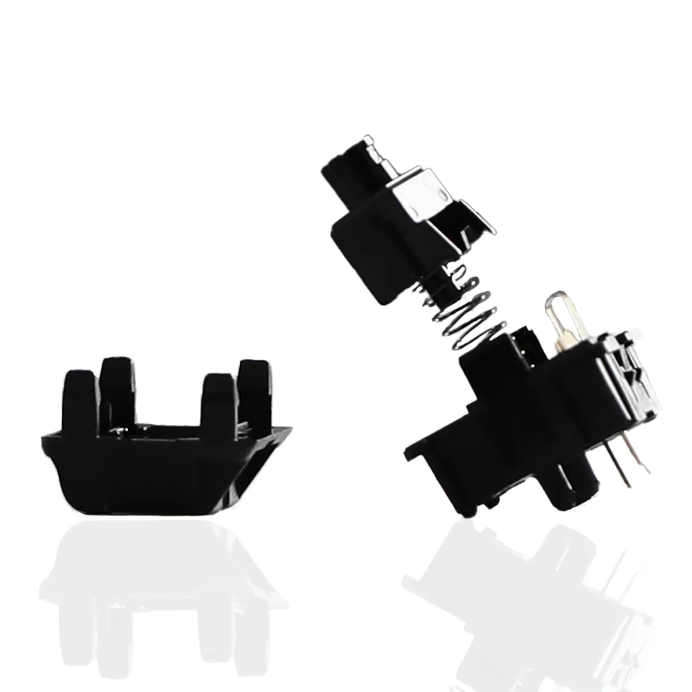 Haste Linear do Interruptor 5pin Rgb 65g mx Pom do Rei do Óleo de Gateron para o Teclado Mecânico 60m Preto Chapeado Mola Longa Pré-lubrificado - Imagem 3