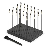 Model Painting Stand Base (19 X 14 Holes) And 27PCS Alligator Clip Sticks Set Modeling Tools For Airbrush Spra Durable 1