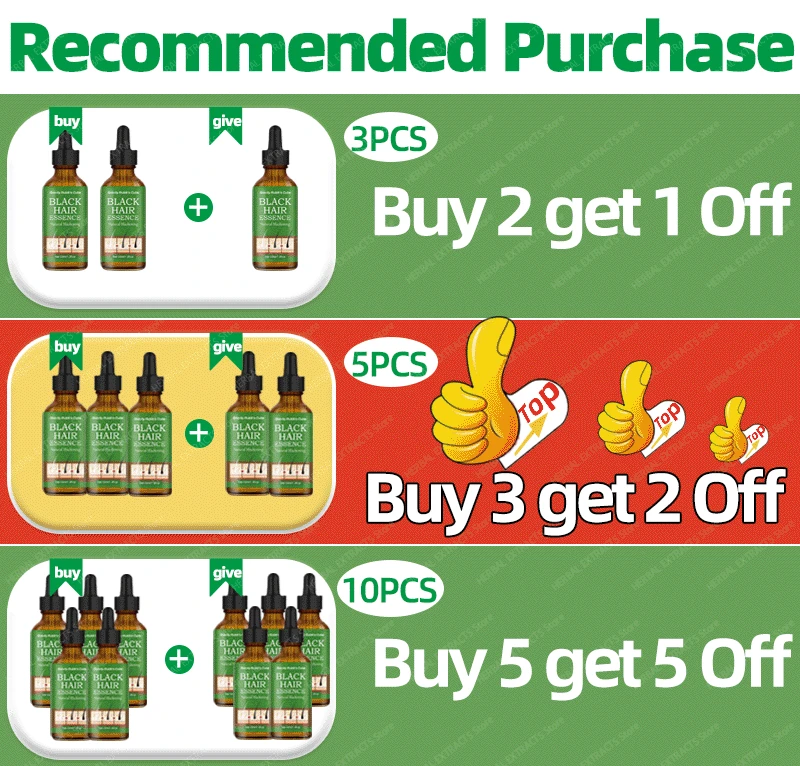 Description Picture 2 of itemAnti-Gray Hair Serum Gray Hair Treatment White Darkening