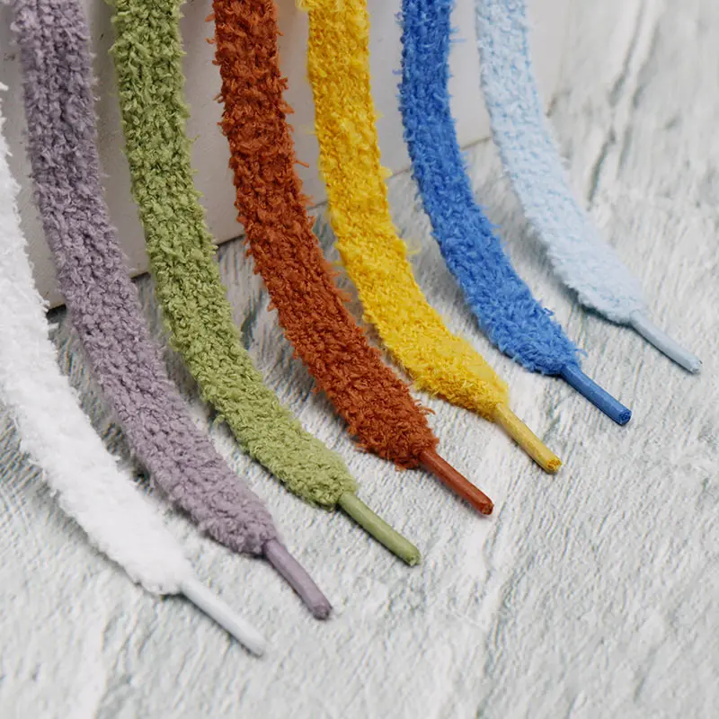 Weiou Lace Bracelet Clothing 15MM Hoodie Pajamas Decorative String Flat Cordon Canvas Fluffy Towel Tape Shoe Accessory Wholesale