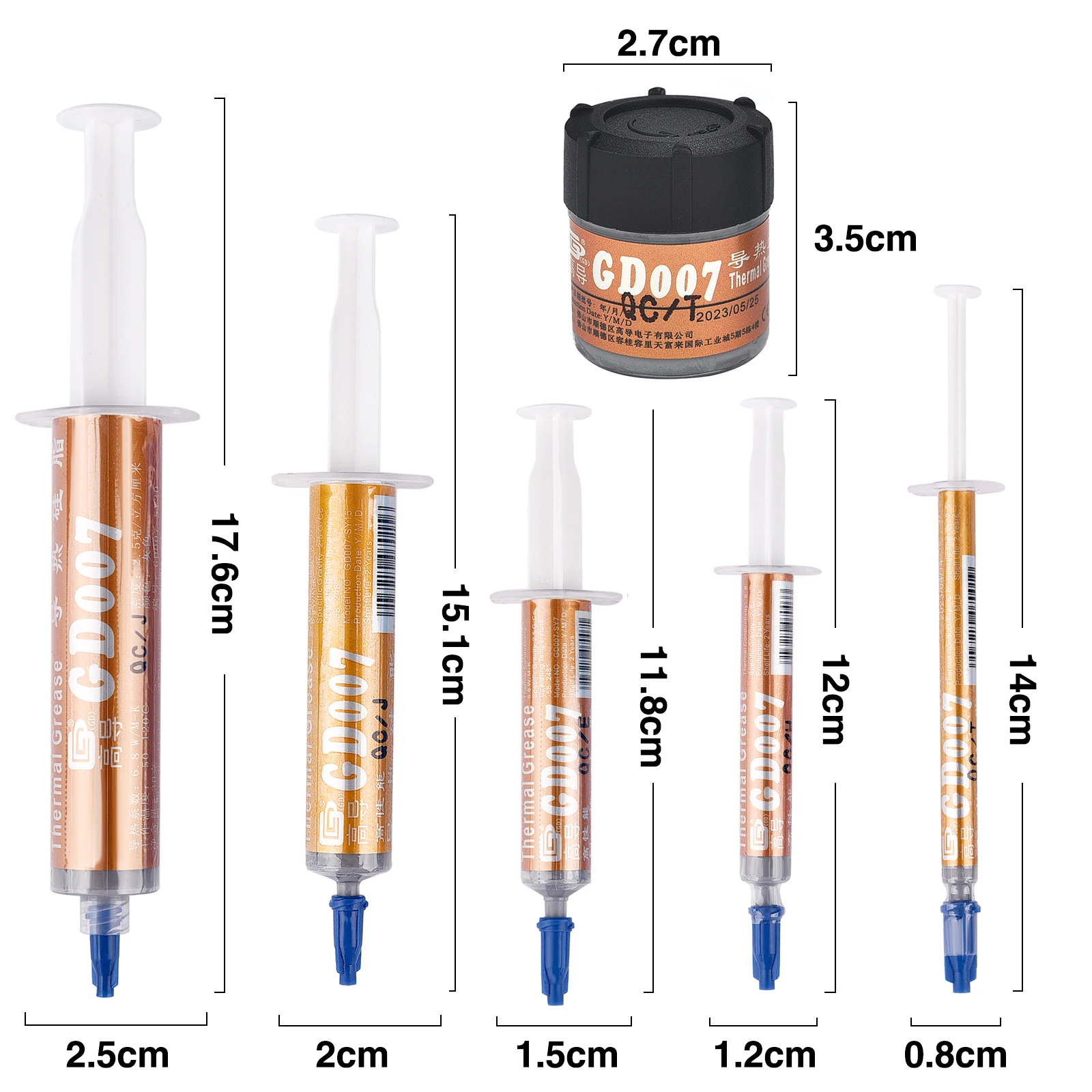 Thermally Conductive Silicone Paste Silicone Plaster Heat Sink Compound GD007 Thermal Paste Electronic Components thermal paste