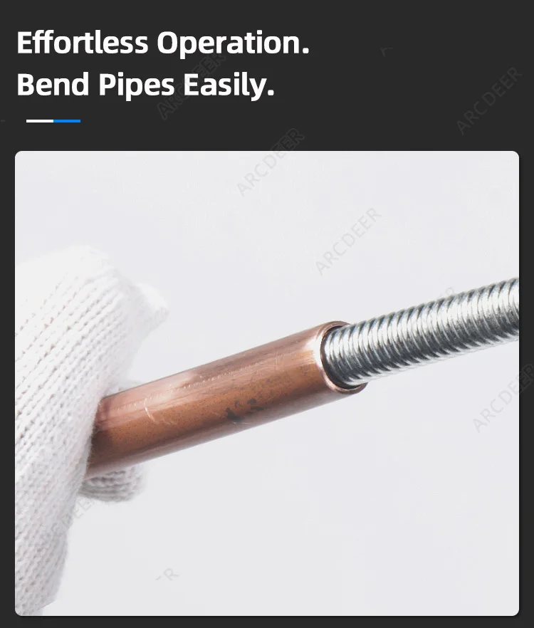 2.5M Internal Style Spring Copper Tube Benders Manual Folding Bending Line Pipe for Air Condition Copper Pipe Bending Tool