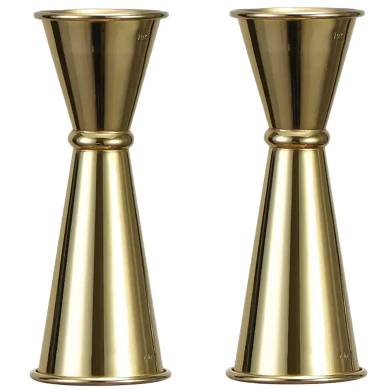 30/60ml Cocktail Wine Shaker Measure Cup Stainless Steel Double Shot Drink Spirit Measure Jigger Kitchen Supplies Tools Bar