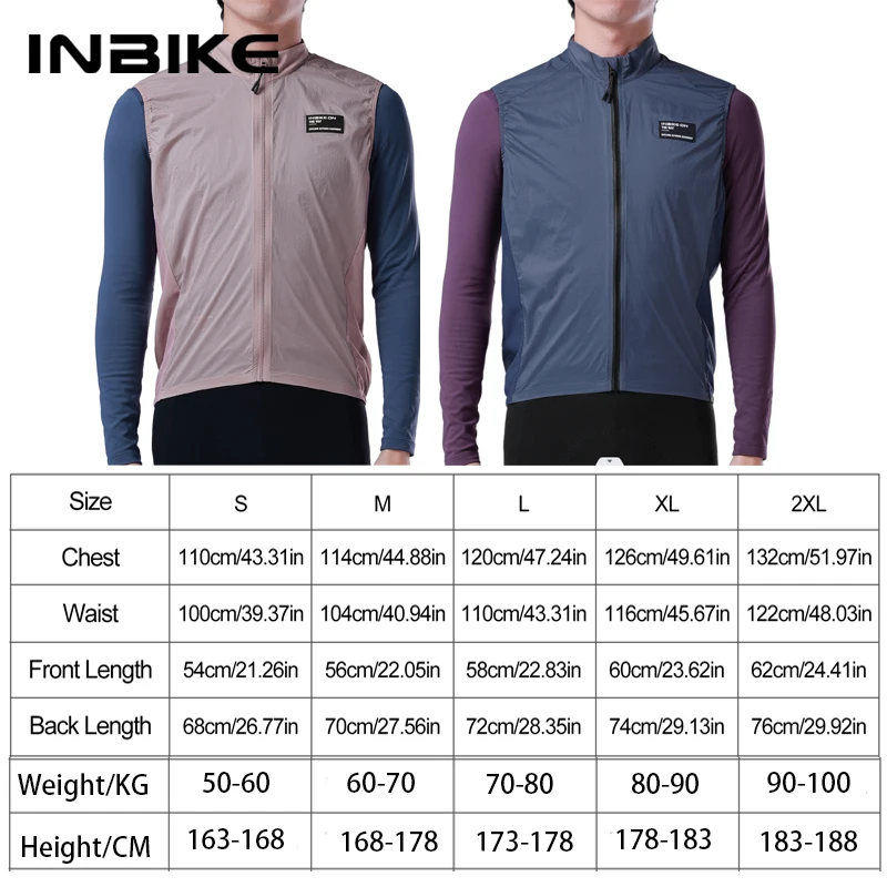 INBIKE New Man Cycling Vest Lightweight MTB Cycling Clothing Bicycle Vest for Men with Pockets Spring Road Bike Top Vest Clothes 6